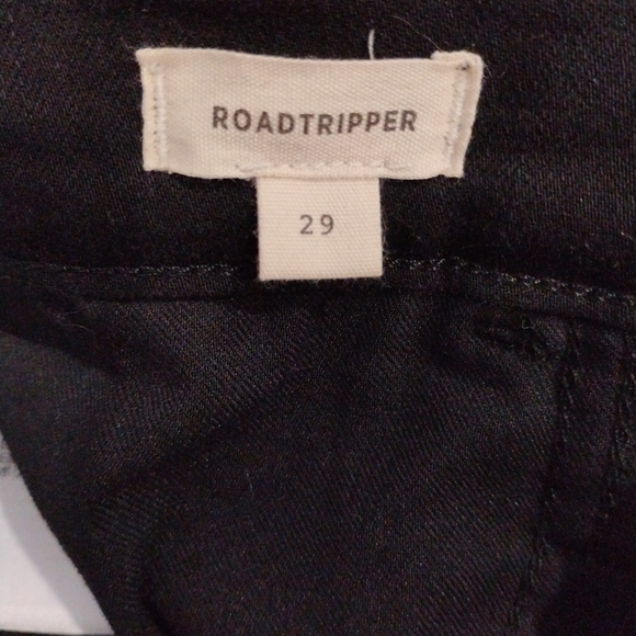Madewell Black Skinny Roadtripper Jeans Modern Fit Size 29 - Picture 7 of 10